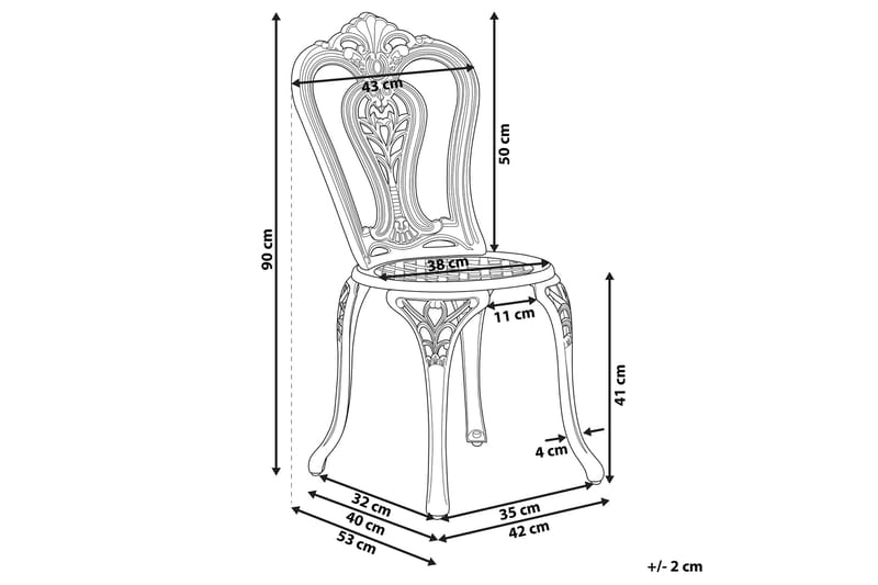 Radogna Utestol 2-pack - Brun - Products - Utemöbler & utemiljö - Balkong & altan - Balkongmöbler - Balkongstol