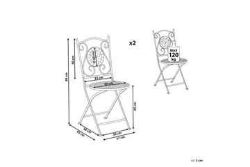 Sannicola Matstol Utomhus - Svart - Products - Utemöbler & utemiljö - Balkong & altan - Balkongmöbler - Balkongstol