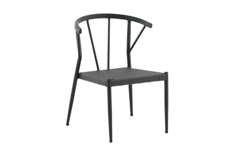 Stina Karmstol Utomhus - Svart - Products - Utemöbler & utemiljö - Balkong & altan - Balkongmöbler - Balkongstol