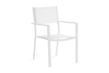 Tunis Stapelstol Utomhus - Vit/Vit - Products - Utemöbler & utemiljö - Balkong & altan - Balkongmöbler - Balkongstol