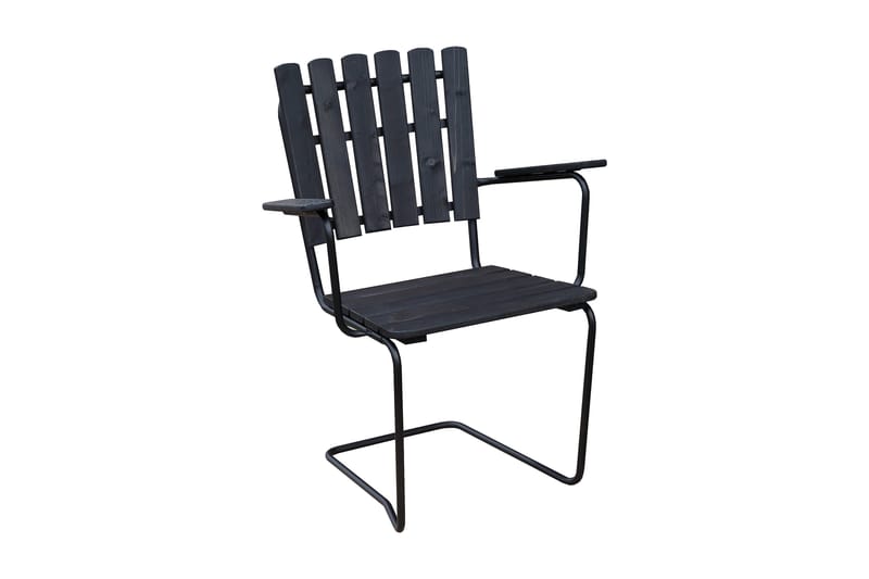 Vaxholm Utefåtölj, Kaffesvart/Grå