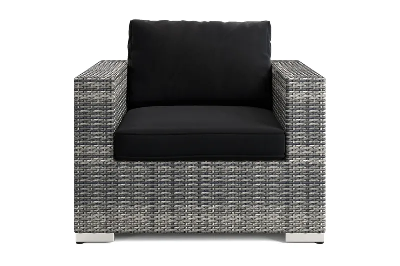 Bahamas Loungefåtölj utomhus i konstrotting - Grå - Products - Utemöbler & utemiljö - Loungemöbler - Loungestol utomhus
