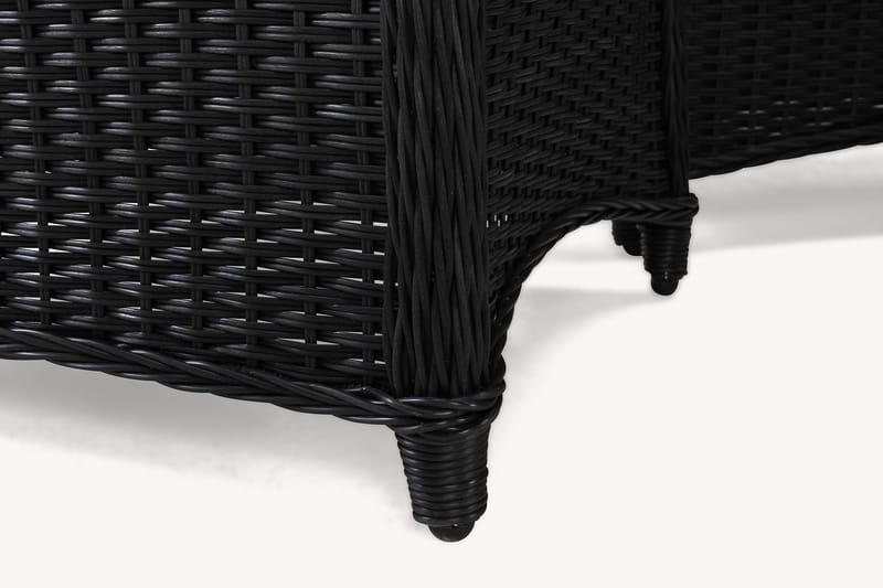 Marcus Soffgrupp 2-sits Ink. Fåtöljer - Svart / Gråa dynor - Products - Utemöbler & utemiljö - Loungemöbler - Loungeset & loungegrupp