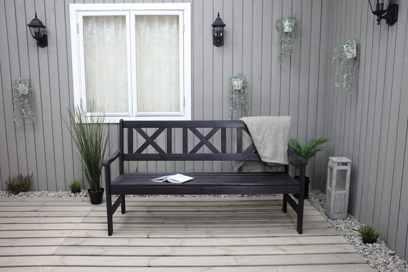 Olivo 3-sits Utesoffa - Kaffesvart - Products - Utemöbler & utemiljö - Loungemöbler - Loungesoffor