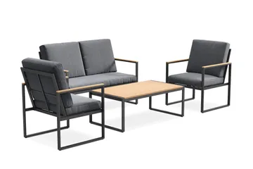 Serena Soffgrupp Utomhus  4-sits - Antracit - Products - Utemöbler & utemiljö - Loungemöbler - Loungeset & loungegrupp