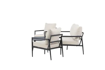 Taromina Soffgrupp Utomhus 4-sits - Svart/Beige - Products - Utemöbler & utemiljö - Loungemöbler - Loungeset & loungegrupp