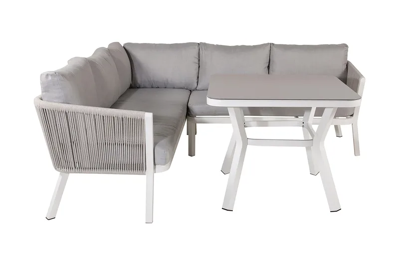 Virya HörnLoungegrupp Utomhus med Dynor Grå, Venture Home