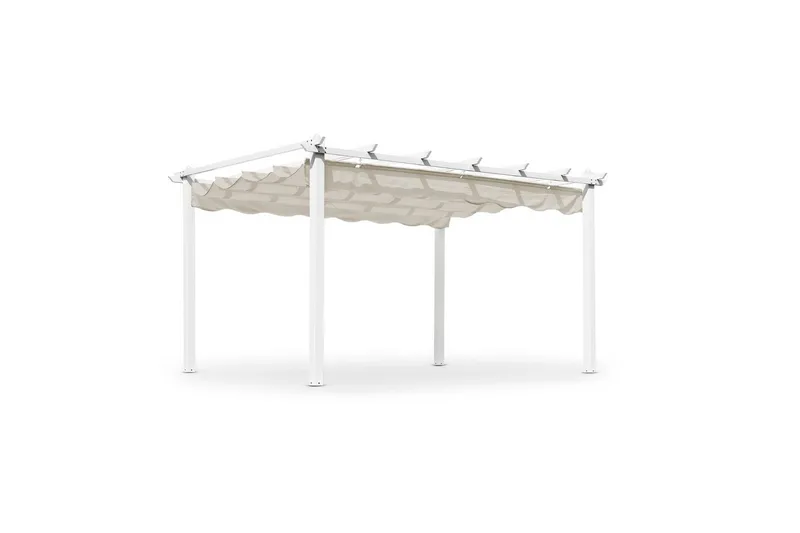 Pergola Hillerstorp Skanör 300 x 400 cm, Vit/Sand