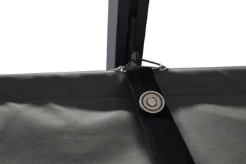 Porto Stor Pergola 4x3 m i aluminium med tak - Mörkgrå - Products - Utemöbler & utemiljö - Solskydd - Pergola