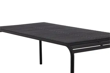 Borneo Matbord Utomhus 200 cm - Svart - Products - Utemöbler & utemiljö - Utebord & trädgårdsbord - Matbord utomhus