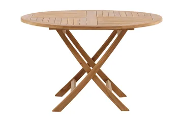 Kenya Matbord Utomhus Rund Ø120 cm - Beige - Products - Utemöbler & utemiljö - Utebord & trädgårdsbord - Matbord utomhus