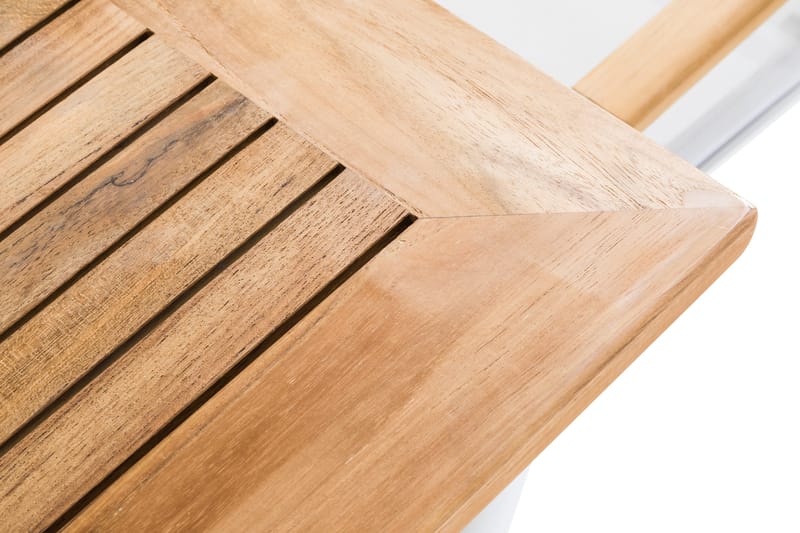 Las Vegas Förlängningsbart Matbord Utomhus 220x280x100 cm - Vit / Natur - Products - Utemöbler & utemiljö - Utebord & trädgårdsbord - Matbord utomhus