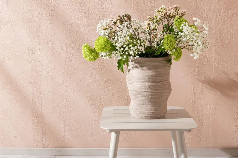 Lina Sidobord och BlomUtebord Utomhus 40 cm Teak Trä - Beige - Products - Utemöbler & utemiljö - Utebord & trädgårdsbord - Sidobord utomhus