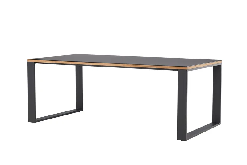 Aspvik Matbord 100x200 cm Svart - Svart - Products - Utemöbler & utemiljö - Utebord & trädgårdsbord - Matbord utomhus