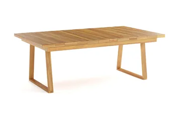 Menorca Stort Rektangulärt Matbord i trä Utomhus 100x180 cm - Teak / Natur - Products - Utemöbler & utemiljö - Utebord & trädgårdsbord - Matbord utomhus