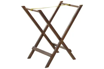 Paolo Hopfällbart Sidobord BrickUtebord och Avlastningsbord Utomhus 68 cm Trä - Mörkbrun - Products - Utemöbler & utemiljö - Utebord & trädgårdsbord - Sidobord utomhus