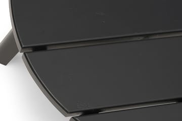 Tennessee Runt Sidobord Utomhus 50 cm Trä Furu - Svart - Products - Utemöbler & utemiljö - Utebord & trädgårdsbord - Loungebord & soffbord utomhus