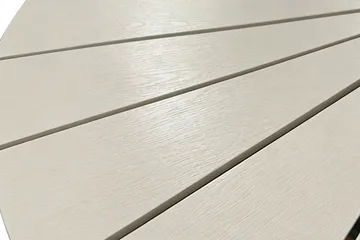 Tunis Runt Matbord utomhus 120 cm i aluminium metall - Beige - Products - Utemöbler & utemiljö - Utebord & trädgårdsbord - Matbord utomhus