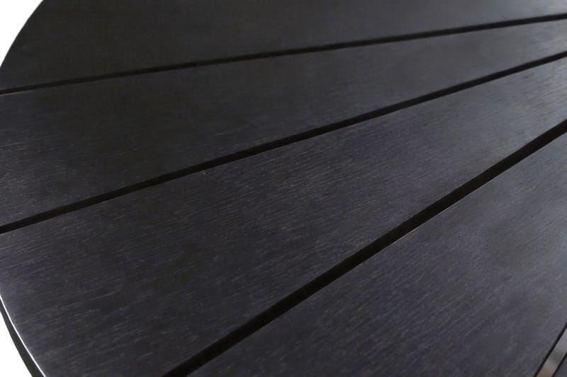 Tunis Runt Matbord utomhus 120 cm i aluminium metall - Svart - Products - Utemöbler & utemiljö - Utebord & trädgårdsbord - Matbord utomhus