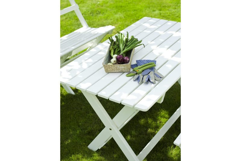 Utebord Hillerstorp Torpet Utebord 109x67 cm Vit - Vit - Products - Utemöbler & utemiljö - Utebord & trädgårdsbord - Matbord utomhus