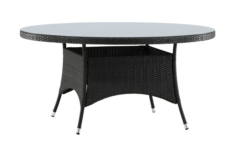 Volta Matbord Utomhus Rund Ø150 cm Svart, Venture Home
