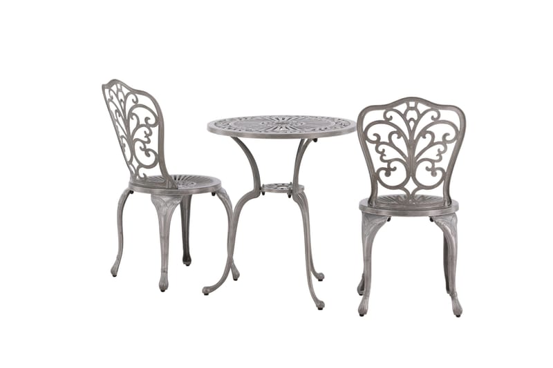 Nandin Balkonggrupp 2-sits - Silver - Products - Utemöbler & utemiljö - Utegrupp - Cafegrupp & cafeset