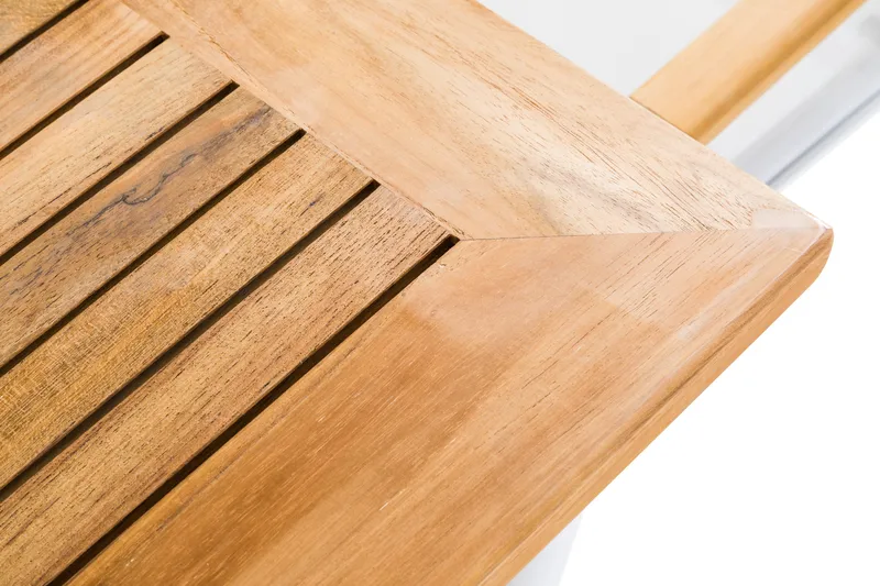 Las Vegas Matgrupp Utomhus 220-280 + 8 Positionsstol Lyx m Dyna - Vit/Teak/Vit/Teak/Grå - Products - Utemöbler & utemiljö - Utegrupp - Matgrupp utomhus