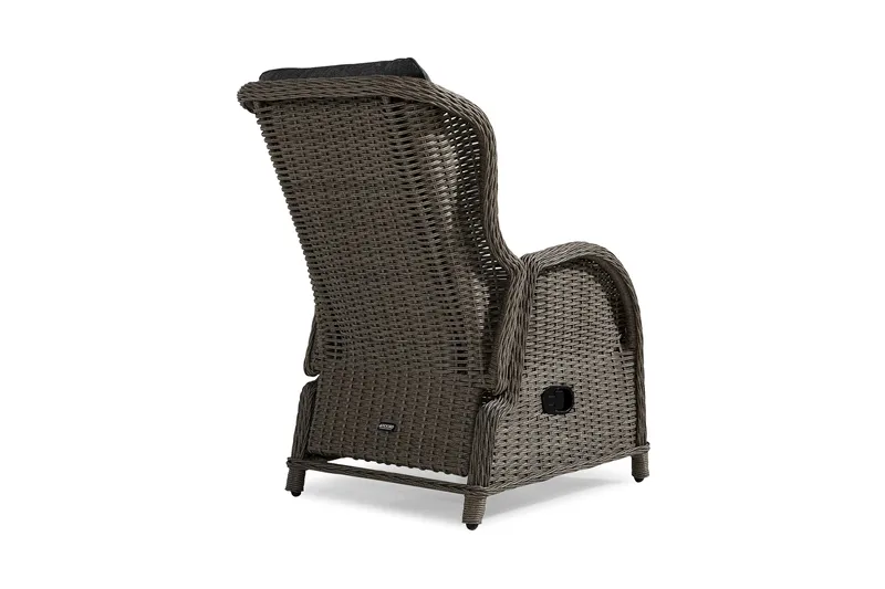 Marcus Caféset med 2 Reclinerfåtöljer Utomhus m Dyna - Grå - Products - Utemöbler & utemiljö - Utegrupp - Cafegrupp & cafeset