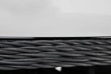 Marcus Matgrupp 140 Rund + 6 Light Fåtöljer m Dyna - Svart - Products - Utemöbler & utemiljö - Utegrupp - Matgrupp utomhus