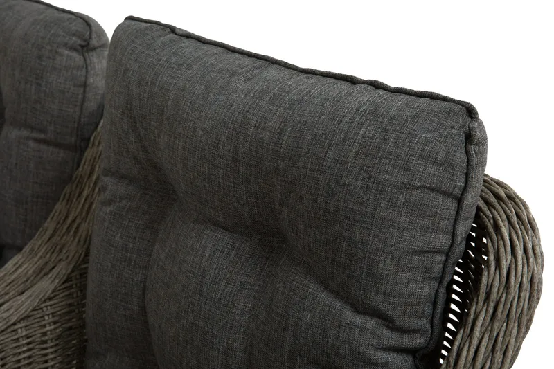 Marcus Matgrupp 200 + 6 Fåtöljer m Dyna - Grå - Products - Utemöbler & utemiljö - Utegrupp - Matgrupp utomhus