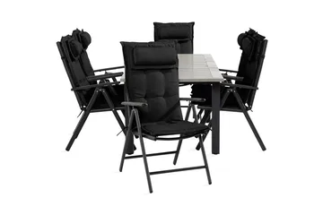 Svarta Dynor med nackkudde - Svart