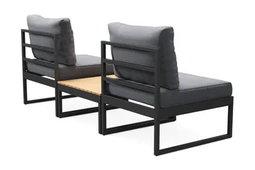 Samira Caféset Utomhus - Grå - Products - Utemöbler & utemiljö - Utegrupp - Cafegrupp & cafeset