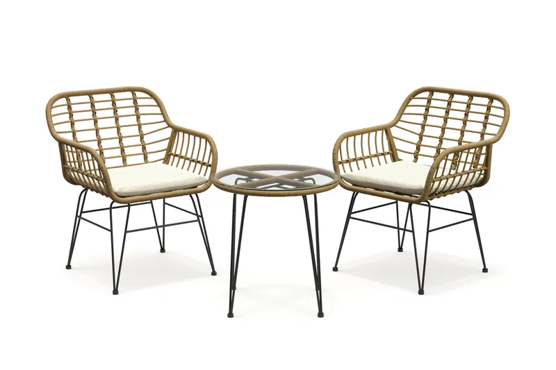 Sammy Balkonggrupp 2-sits, Beige