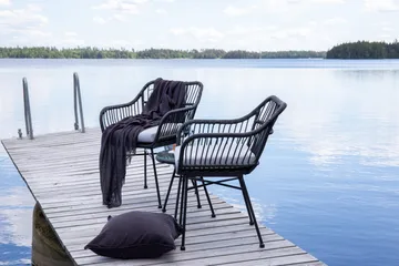 Viga Balkonggrupp 2-sits - Svart - Products - Utemöbler & utemiljö - Utegrupp - Cafegrupp & cafeset