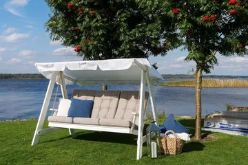 Hillerstorp DALOM HAMMOCK VIT - Vit - Products - Utemöbler & utemiljö - Utesoffa - Hammock