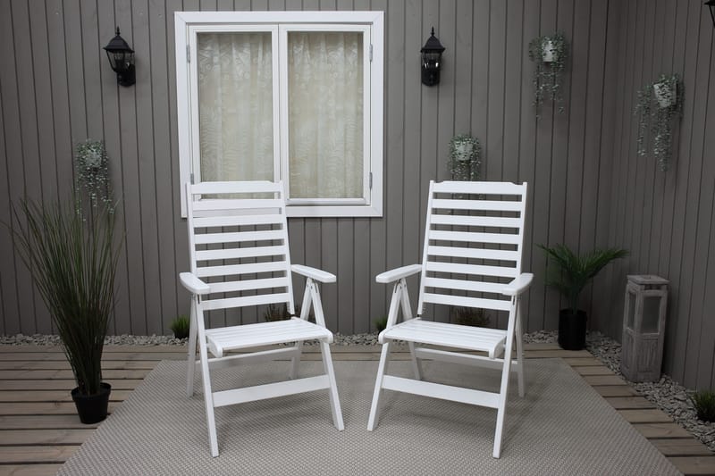 Grevie Positionsstol - Vit - Products - Utemöbler & utemiljö - Utestol & trädgårdsstol - Positionsstol