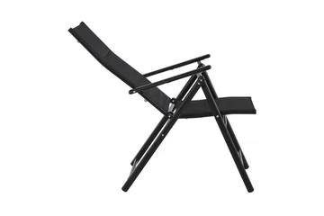 Maggie Vadderad Fällbar Positionsstol utomhus - Svart - Products - Utemöbler & utemiljö - Utestol & trädgårdsstol - Positionsstol