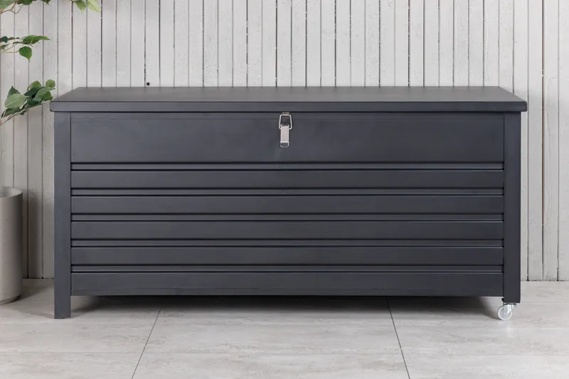 Elsa Dynförvaring 130x60 cm - Svart - Products - Utemöbler & utemiljö - Utomhusförvaring - Dynförvaring - Dynbox & dynlåda