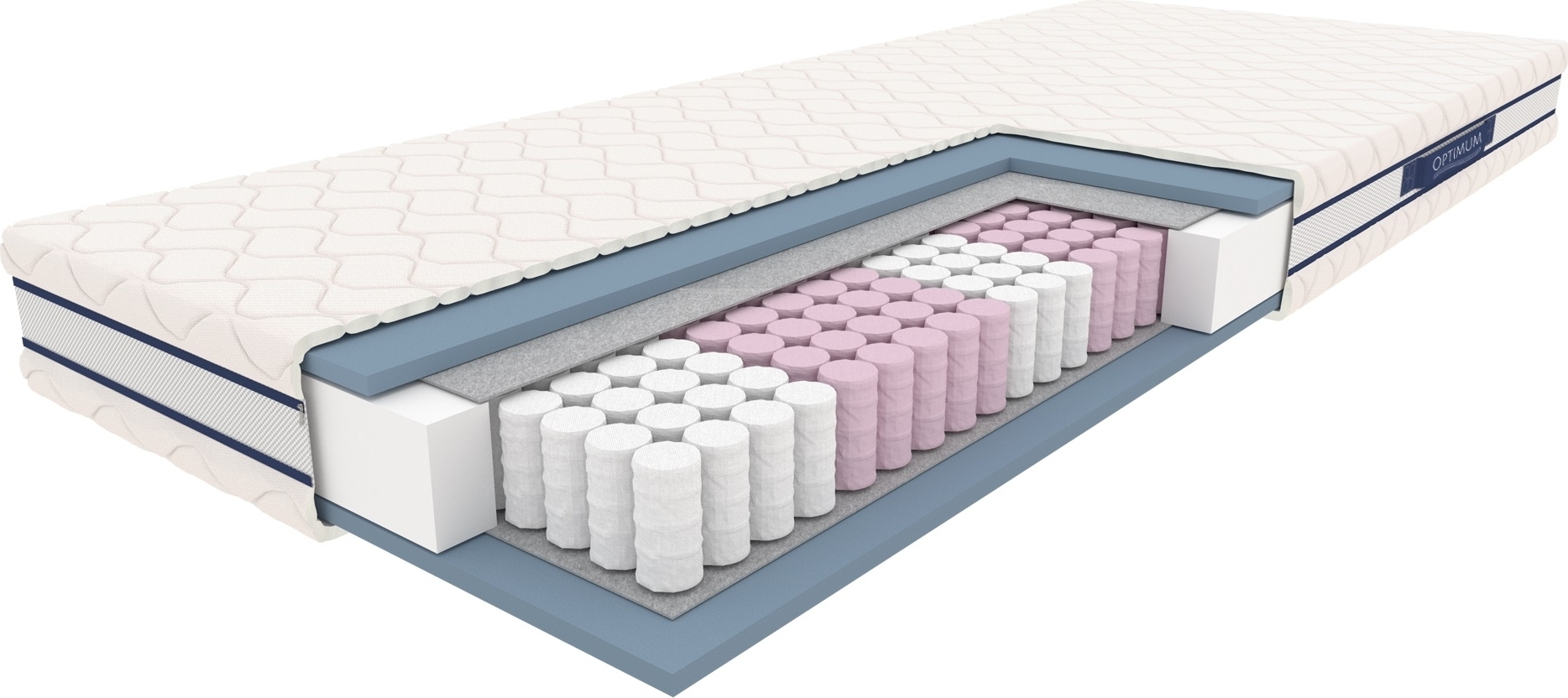 Dreamy 160x200 cm resårmadrass 7-zons pocket Dreamy 160x200 cm resårmadrass 7-zons pocket