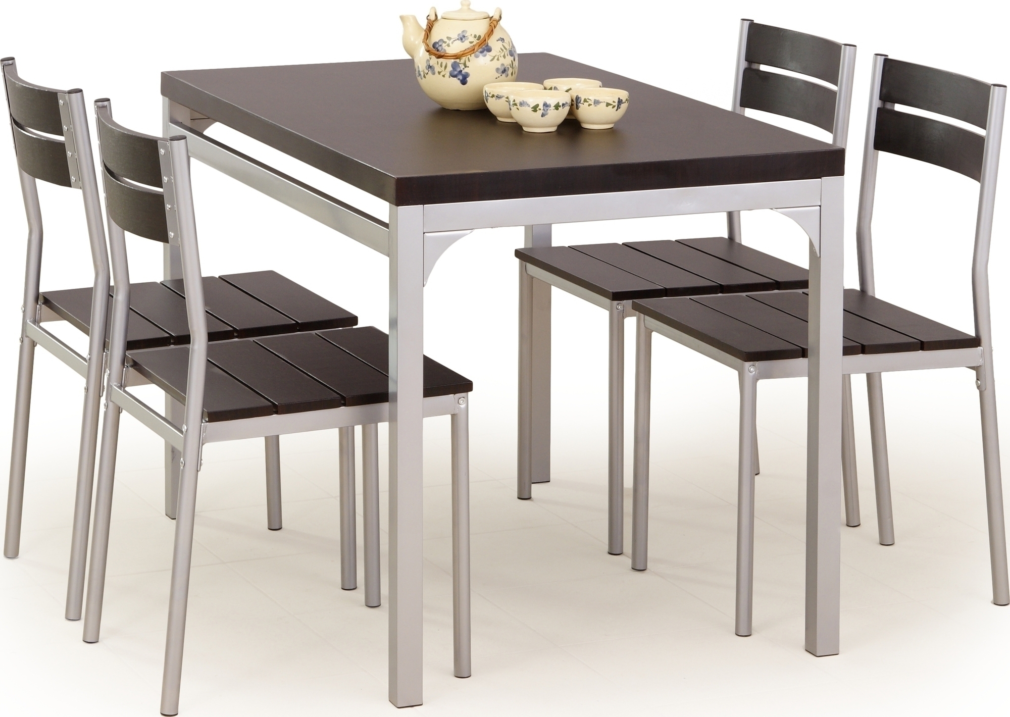 Myrsj� Matgrupp i Wenge - Bord inklusive 4 st stolar