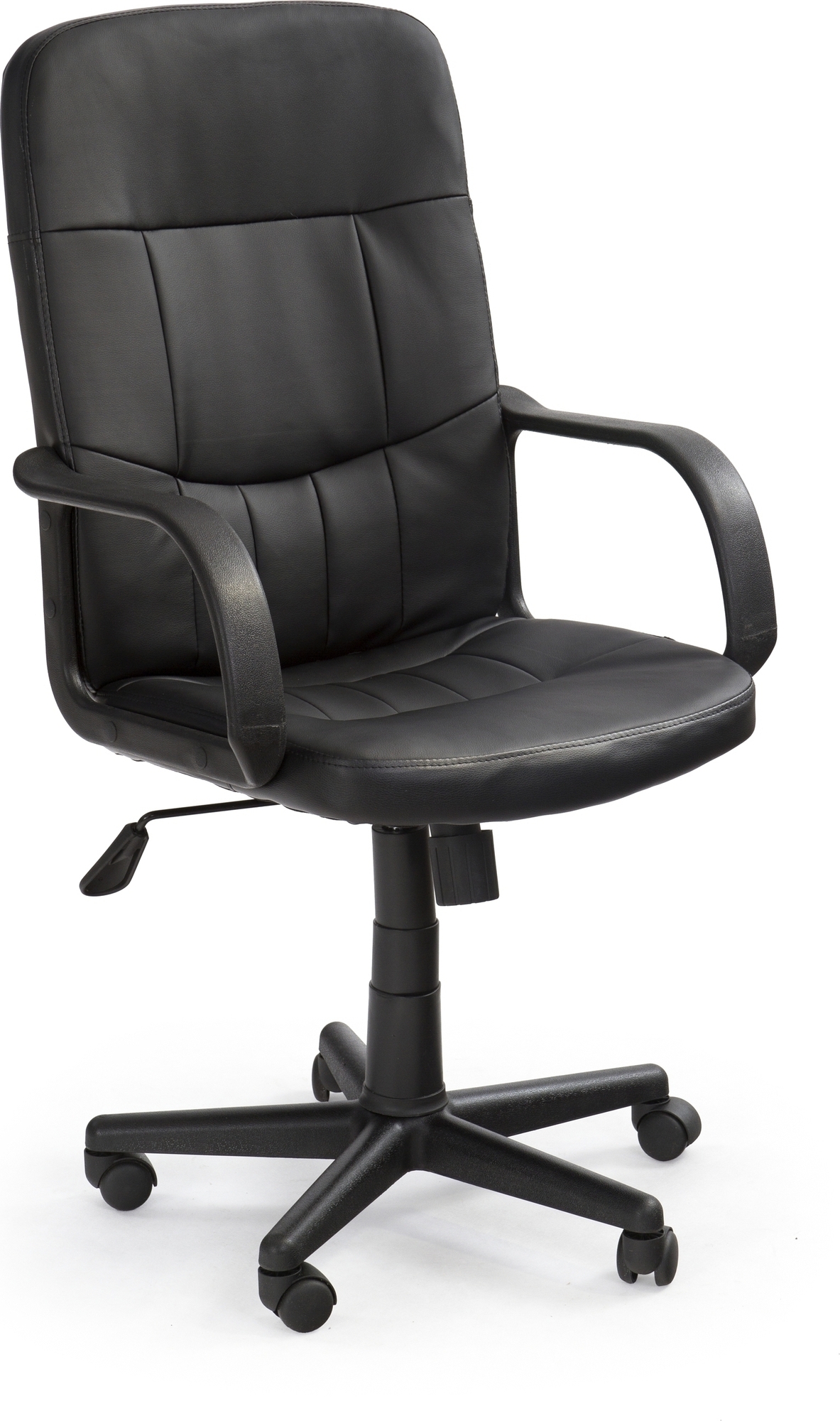 Ian skrivbordsstol i svart konstl�der