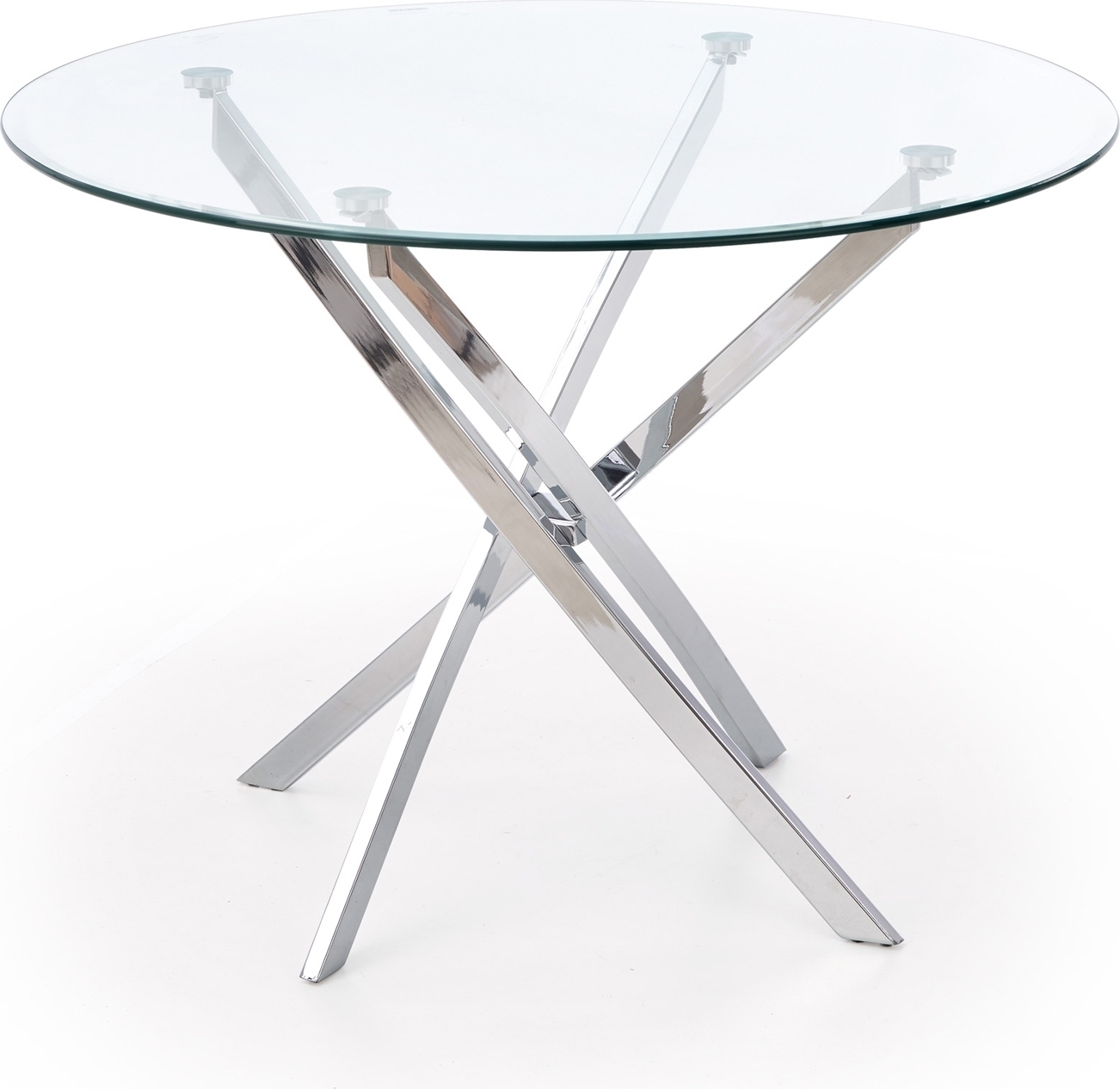 Raymond matbord �100 cm - Krom