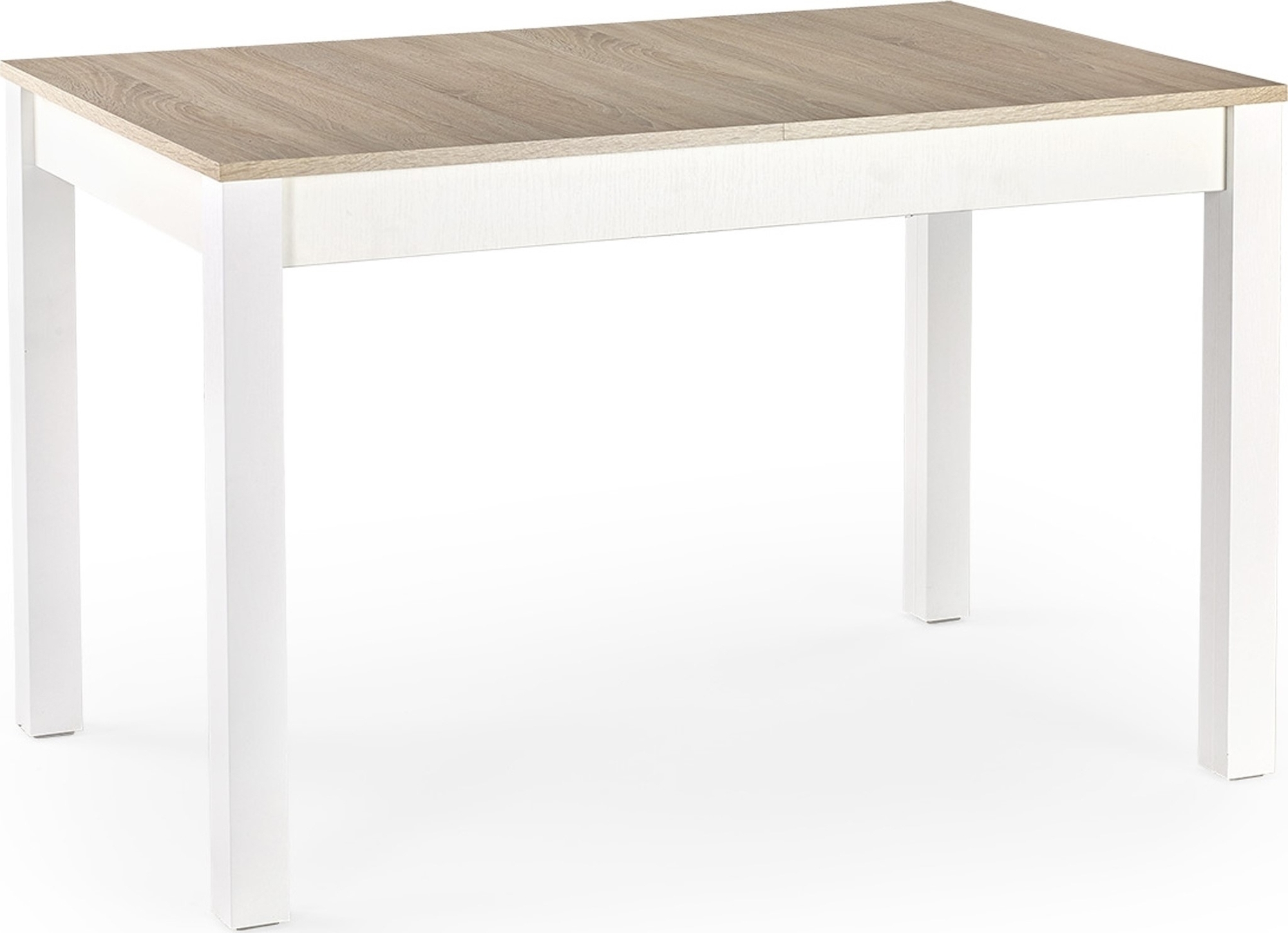 Ad�l� eettafel 118-158 cm - Wit/eiken