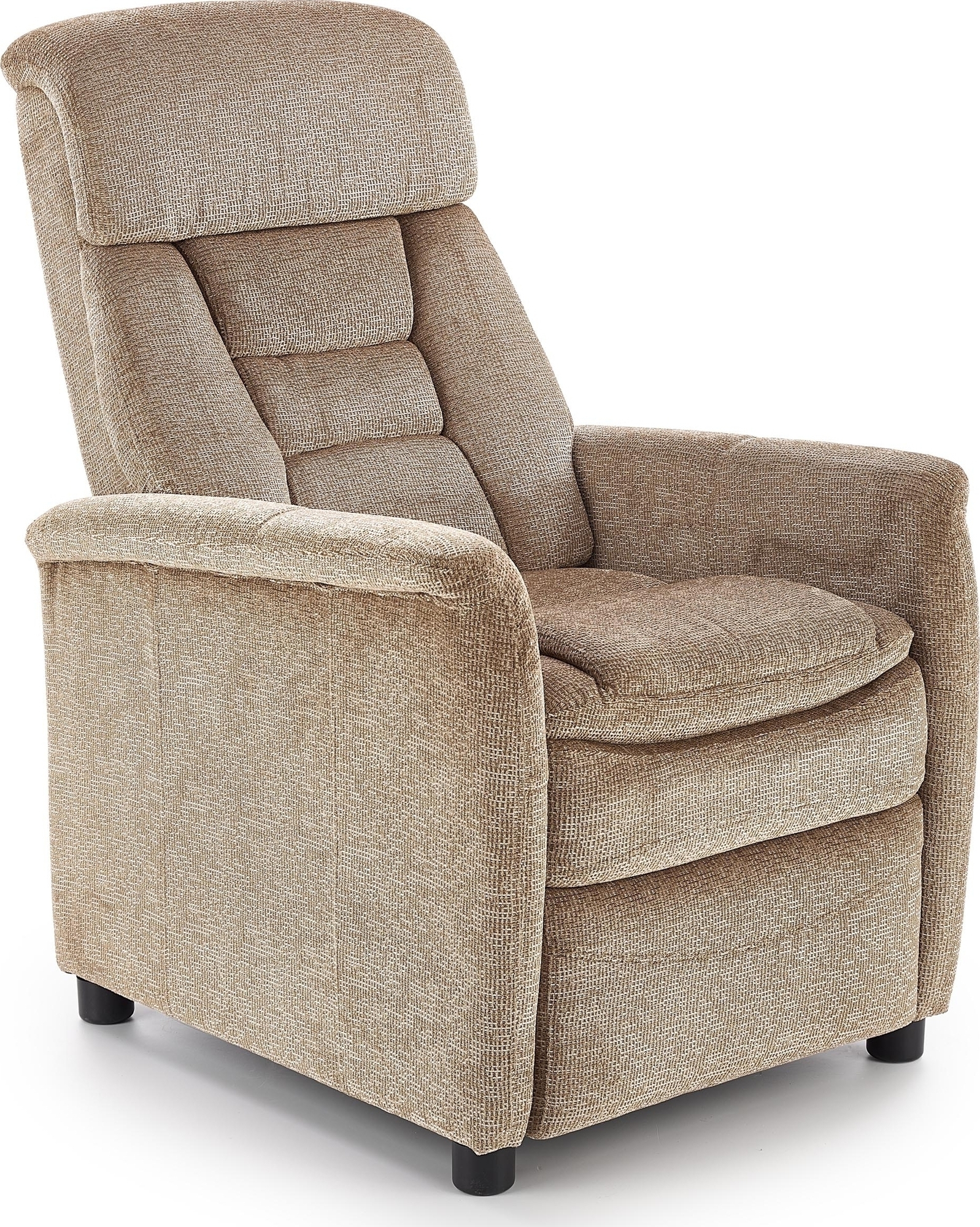 Agnetha beige fauteuil in stof