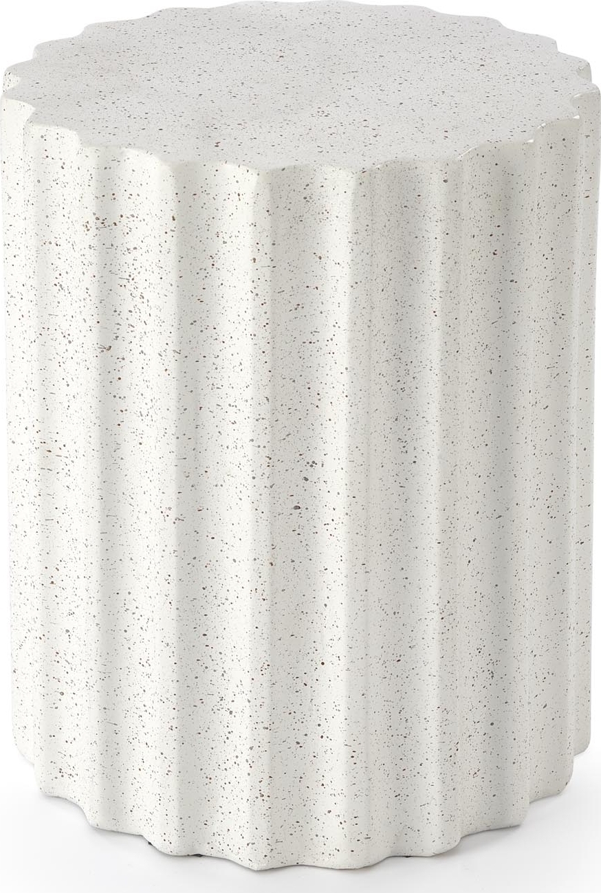 Fara bijzettafel Ø41 cm - Wit Fara bijzettafel Ø41 cm - Wit