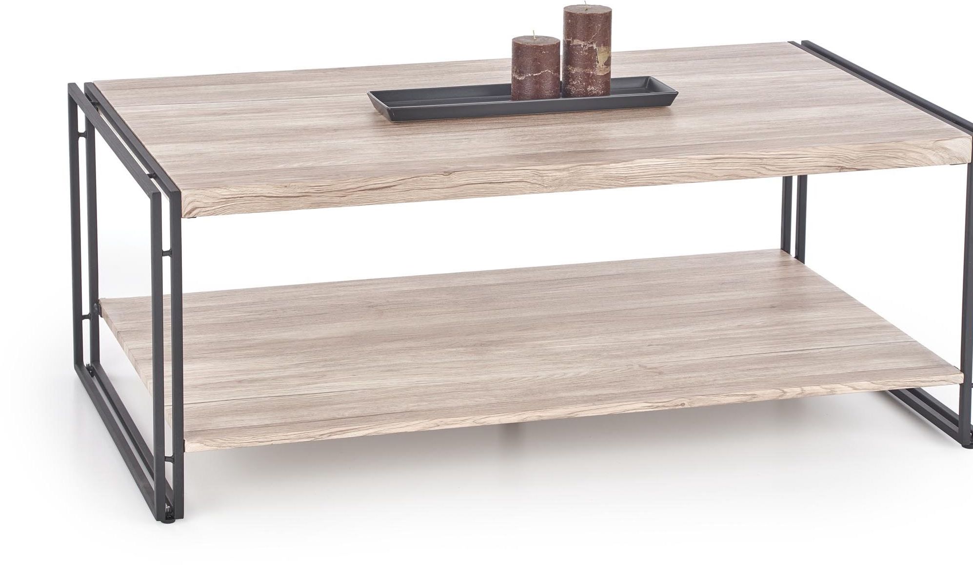 Blaine soffbord - Ek/svart Blaine soffbord - Ek/svart