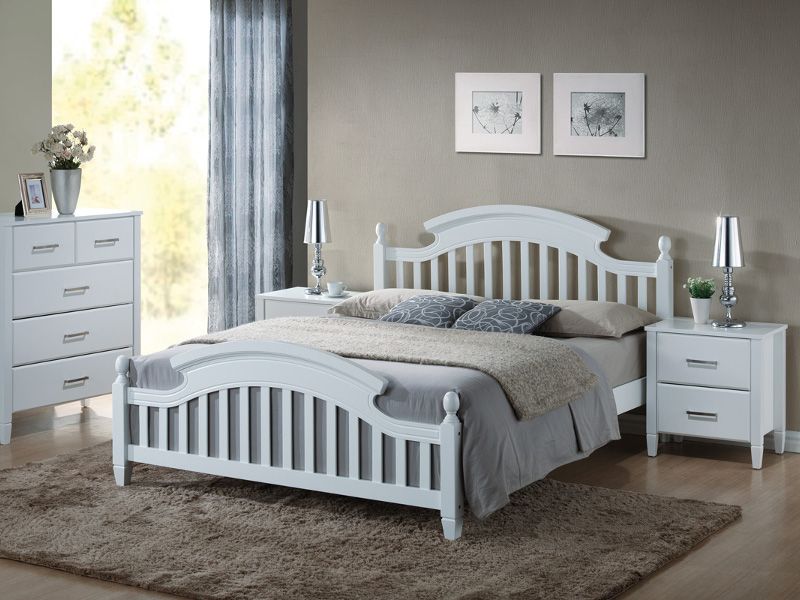 S�ng Altoona 160x200 cm - Vit