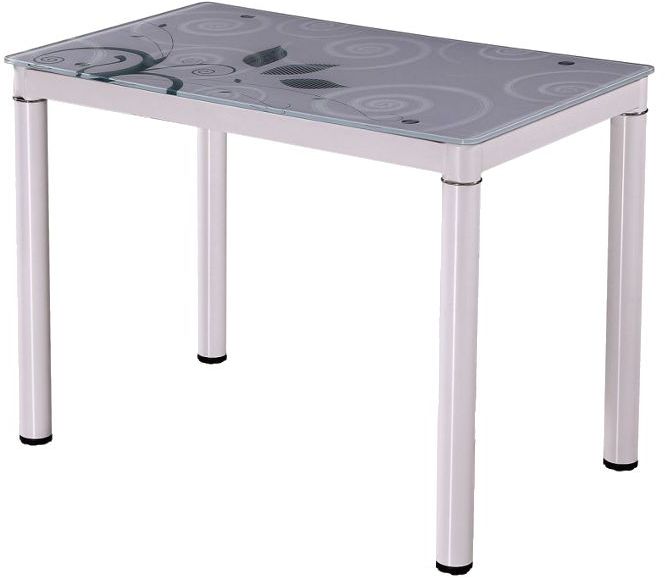 Anastasia 80 cm matbord - Vit