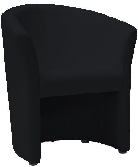 Myra fauteuil - Zwart (PU)