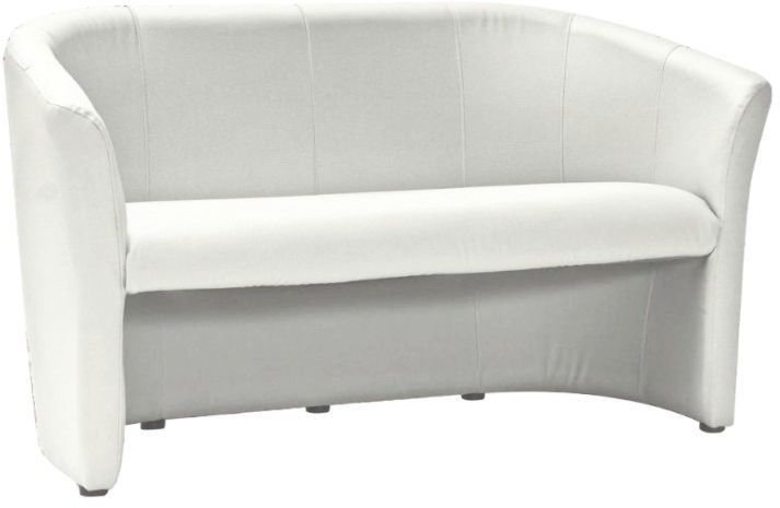 Charity 3- sits soffa - Vit (PU)